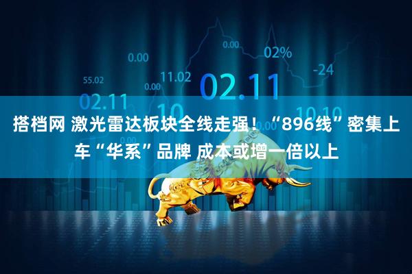 搭档网 激光雷达板块全线走强！“896线”密集上车“华系”品牌 成本或增一倍以上